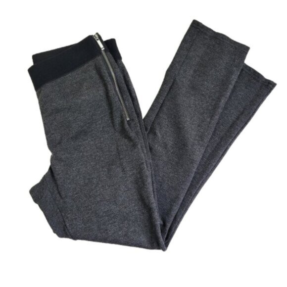White House Black Market Gray Ponte Slim Ankle Pants Sz 4 - Picture 3 of 13